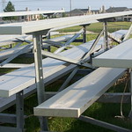 empty bleachers