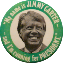 Jimmy Carter campaign pin